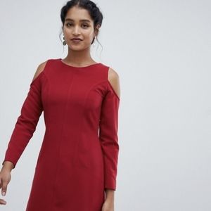 NWT | Closet Cold Shoulder A-Line Dress